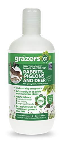 Grazers G1 Concentrate 750ml Effective against Damage from RABBITS, Pigeon, Deer Etc (Treats Up To 2000m2)