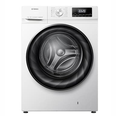 Teknix TKW12142HW 12kg 1400 Spin Washing Machine, Steam program, 15 Min Quick Wash - White