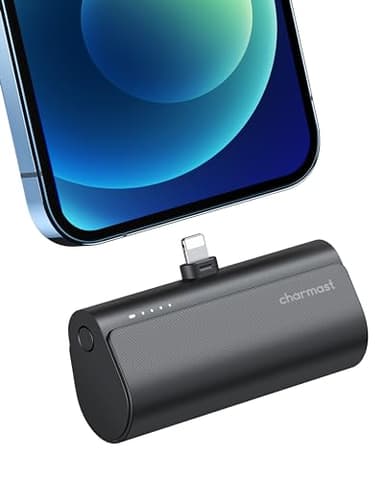 Charmast 5000mAh Mini Power Bank,20W PD Quick Charge Battery Pack Portable Charger Pack Compatible with iPhone 14/13 Pro,Pro Max,12,12 Pro,12 Pro Max,11 Pro,XR,X,8,7,6 Plus,Airpods Pro etc.