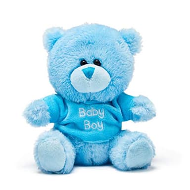Newborn Gifts - Teddy Bear for Newborn Baby, Small Blue Teddy Bears for Boy Baby, Baby Teddy for Newborn, Baby Boy Teddy Bear - Teddy Bear for Baby Boy, Small Teddy Ideal Present for New Baby Boy