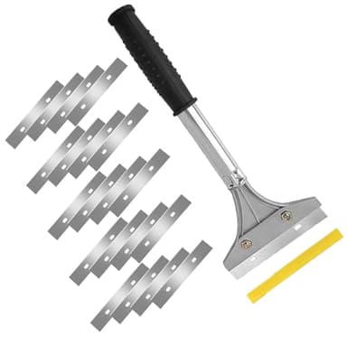 Wallpaper Stripper, Wallpaper Scraper, Wall Paper Steamer Stripper - Heavy Duty Stainless Steel & Aluminium Alloy Design for Effortless Removal of Wallpaper, Floor Tiles, and Stubborn Residues