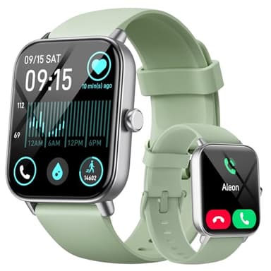 Smart Watches for Women(Answer/Make Call), Alexa Built-in 1.8" HD Ladies Smartwatch with Heart Rate/SpO2/Sleep Monitor, 110+Sports, IP68 Step Counter Fitness Tracker for iPhone/Samsung/Android