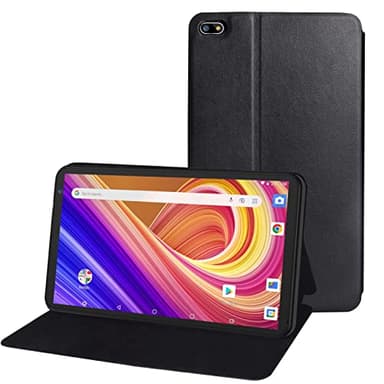 PRITOM 7 inch Tablet Android 13,32 GB, (Expandable 128GB),3500 Mah, Tablet PC with Quad Core Processor, Bluetooth,Dual Camera,WiFi, Portable Tablet PC with Black Case