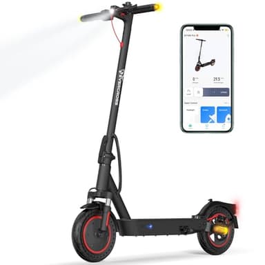 EVERCROSS EV10K PRO E-Scooter 10'', Foldable 500W Electric Scooter Adults, E-Scooter with Battery 410WH, 3 Speed Modes, App Control, LED Display, Dual shock absorbers, Max load 150KG