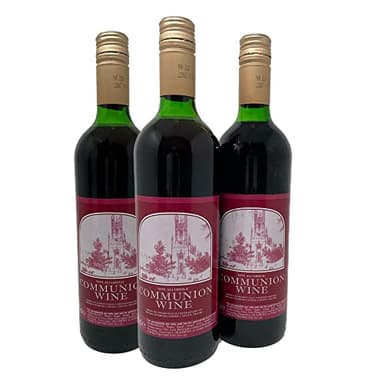 Non Alcoholic Communion Wine - Red (Full Case (12 Bottles))