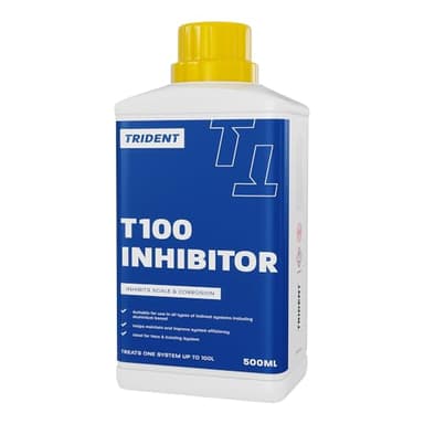 Trident - Central Heating Inhibitor - 500ml - Protection Against Corrosion & Limescale - Maximum Efficiency and Longer System Life