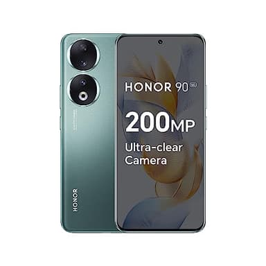 HONOR 90 Smartphone 5G, 200MP Triple Camera, 6,7” Curved AMOLED 120Hz Display, 8GB+256GB, 5000mAh Battery, SuperCharge 66 W, Dual SIM, Android 13, Green