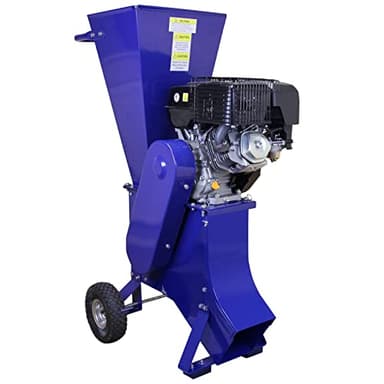 T-Mech 15HP Petrol Wood Chipper 420cc | Garden Shredder Mulcher 4-Stroke | Timber Bush Branches | FREE assembly and & tool kit | FREE protection equipment