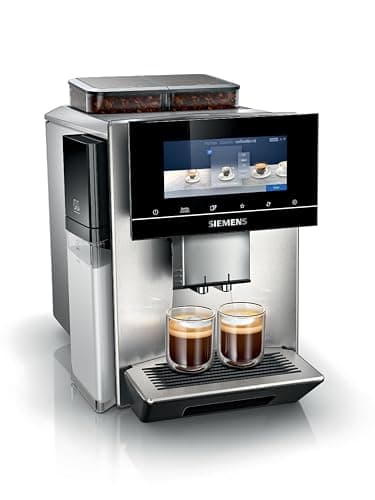 SIEMENS, fully automatic coffee machine, EQ900 plus, dualBean System, baristaMode, eGrinder, beanIdent System, 6.8” iSelect Display, Home Connect App, stainless steel, TQ907GZ3