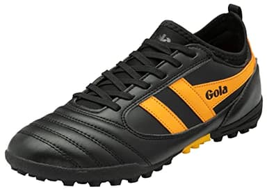 Gola Ceptor Turf Football Men, Black/Sun, 10 UK