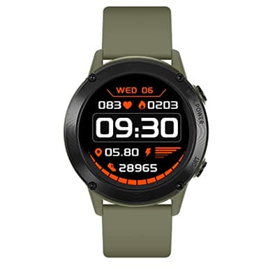 Reflex Active Series 18 Khaki Smart Watch With Built-In GPS, Full Colour Touch Screen and up to 10 Day Battery Life
