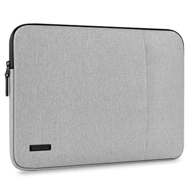 CAISON 15.6-16 inch Laptop Sleeve Waterproof Shockproof Protective Case Gaming Notebook Bag for HP Victus 15 Pavilion 16, Lenovo LOQ 15, Dell Inspiron 16, MSI Summit Raider Pulse 16, Light Grey