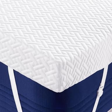 Hawthyhome 3 Inch Memory Foam Mattress Topper Double Bed,Thickness Mattress Toppers for Back Pain Relief,Cooling Bed Topper with Washable Cover (Double-135x190cm)
