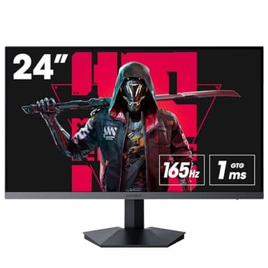 KOORUI 24 Inch Gaming Monitor, 165Hz, FHD 1080p, 1ms, IPS, Adaptive Sync, HDMI/DP, Tilt Adjustable, Eye Care, VESA Wall Mountable