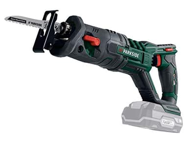 Parkside Cordless Sabre Saw PSSA 20-Li A1 Bare Unit Only No Battery or Charger Provided Comes in Case with 1x Swiss Made Wood Saw Blade