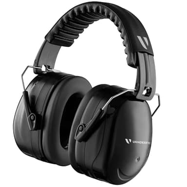 Vanderfields Ear Defenders Adults, 33dB Certified UKCA, Ear Protection for Work, Noise Cancelling Ear Defenders for Autism, DIY, Mowing, Construction, Shooting, Ear Protectors, Sensory Headphones