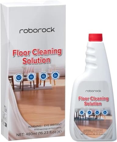 roborock 480ml Original Cleaning Agent for Saros 10/Qrevo Series/S8 MaxV Ultra/Q5 Pro series Robot Vacuum, Floor Cleaning Agent, No Foaming and Streaking, Concentrate 1:200 (480ml)