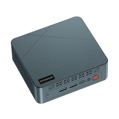 BOSGAME E3 Mini PC Windows 11 Pro, Intel Twin lake N150 (up to 3.6GHz) 16GB DDR4 512GB M.2 SSD Small PC, Mini Desktop Computer Support 4K UHD Dual HDMI & Type-C, 2.5G LAN, WiFi 5, BT 5.0