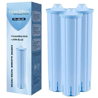 Finest-Filters Coffee Machine Water Filter Replacement Compatible for Jura Blue, Filter Cartridge for Jura Blue (3 Pack)