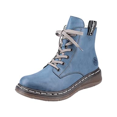 Rieker Women's Y3213 Fashion Boot, Blue, 6 UK