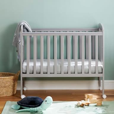 Babymore Space Saver Cot - Grey
