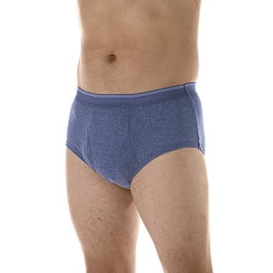 Wearever Maximum Absorbency (650ml) Men's Maximum Brief - Incontinence Pants for Men (Large, Grey)