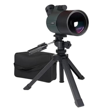 Svbony SV41Pro Mini Mak Spotting Scope, 28-84X80mm Angled Maksutov Spotting Scope, FMC 1.25" Detachable Eyepiece Compatible with SC001 Camera for Aldult Target Shooting Archery Astronomy