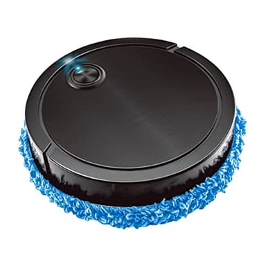 Robot Vacuum and Mop Combo - Intelligent Floor Sweeper USB Smart Robot Cleaner Automatic Cleaning Robot Wet Dry Smart Sweeper Daily Schedule Cleaning, Ideal for Pet Hair Black