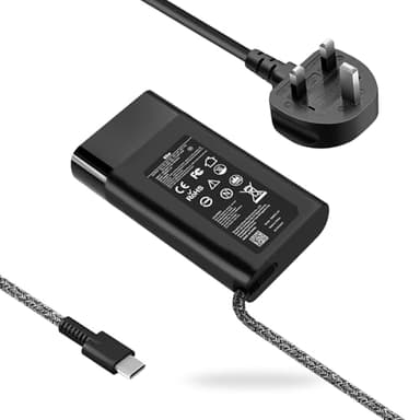 65W New Slim HP USB C Laptop Charger Replacement for HP Chromebook X360, Envy X360, Elitebook X360, Spectre X360,Elitebook/Chromebook/Elite x2/Envy/ProBook Travel Type C Power Cord Supply