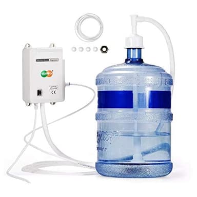 YUEWO Bottle Water Dispenser Pump System Water Dispensing System 220V AC 6m UK Plug with One Inlet Compatible Use with Coffee/Tea Machines, Water Dispensers, Ice Makers, Refrigerators