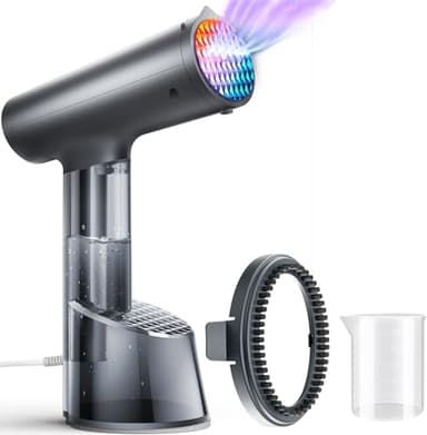 Clothes Steamer Handheld, FMK Portable Garment Steamer Iron for Clothes with Tank, for Vertical and Horizontal Steaming, Fast Heat-up, Fast Wrinkle Removal