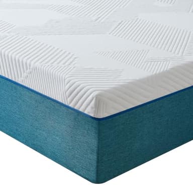 Hiimgo Double Mattress Memory Foam Breathable Medium Firm Perfect for Body Support, Durable for Double Bed Mattress(135x190x22cm)