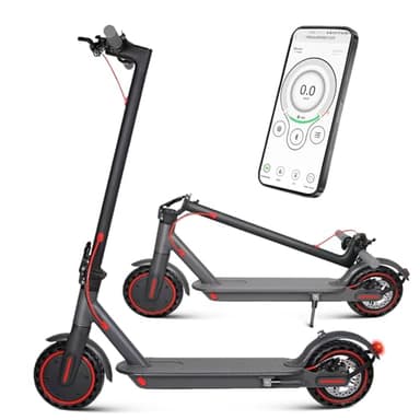 Electric Scooters for Adults, 8.5Inch Electric Scooter, 3 Speed Mode, Foldable Electric Scooters with App, 20-30km Range, Double Braking Escooter, AdultElectricScooter for Teens 25km/h Scooter