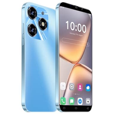 MTGud Cheap Mobile Phone, 5.0'' Dual SIM Dual Camera, Android 9.0, 16GB ROM 【Extension to 128GB】, Support Face ID/WIFI/Bluetooth Cell Phones (SPark10pro-Blue)