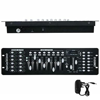 DMX Controller, 192CH Dmx Lighting Controller, 192 Channels DMX512 Console, Stage Lighting Console Controller Panel for Editing Program of Stage Lighting Running