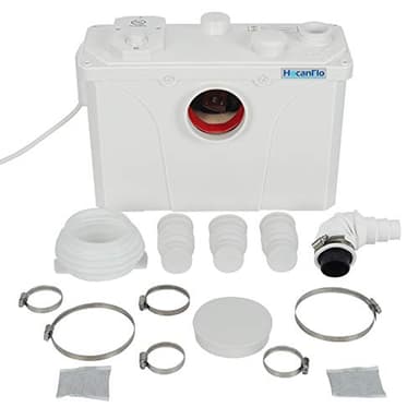 Hocanflo 700W Sewerage Pump Macerator Toilet Waste Water Pump for Toilet Sink Basin Shower Bathtub
