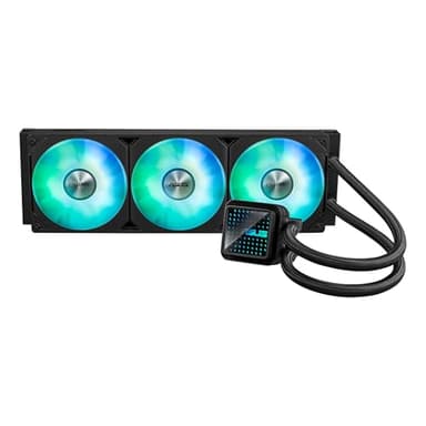ASUS Prime LC 360 ARGB, All-in-One CPU Liquid Cooler with CPU Contact Zone and Finned Channels, Water Block with Infinite Mirror Lenses and ARGB Fans