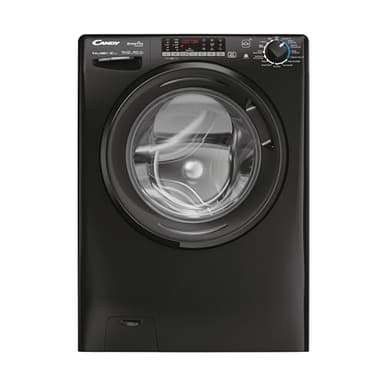 Candy CSOW4966TWMBB680 Freestanding Washer Dryer with LED Display, 9 or 6kg Load, 1400RPM, Speed Driver Motor, Black, D or A Rated