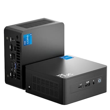 Intel NUC 13 Pro Mini PC, Intel i5-1340P (12 Cores, 16 Threads, Up to 4.6GHz), 12MB Cache, 16GB RAM 512GB SSD, Windows 11 Pro Mini Desktop Computer with Thunderbolt 4, HDMI 2.1, WiFi6E, USB 3.2, BT5.3