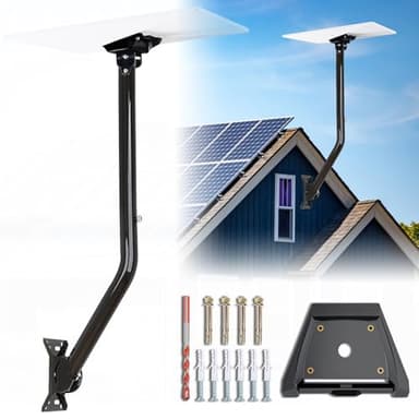 Adjustable Starlink Gen 3 Mount, Starlink Mounting Kit Gen 3, Starlink Long Wall Mount for Starlink Internet Kit Satellite, Starlink roof Mount with Starlink Gen 3 Pipe Adapter for Gen 3 Starlink