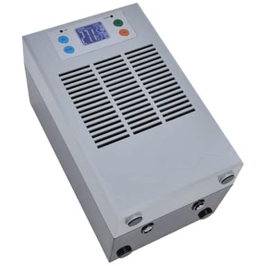 Electronic Water Chiller Fish Tank Electronic Water Chiller Aquarium Digital Cooling Heating Machine Aquarium Chiller for Home 20L 70W STC‑200 100‑240V