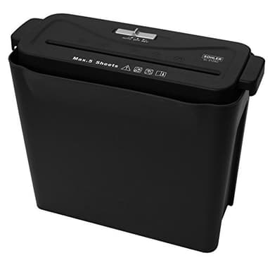 Sohler A4 Paper Electric Shredder Strip Cut Shredding Card Document Large 8 Litre Bin Machine Home Office SL-512SC