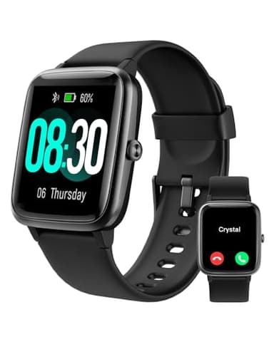 GRV Smart Watch Answer Dial Call,Smart Watches for Women Men with Heart Rate Monitor,Step Counter,Sleep Tracker,Sports Fitness Tracker Watch Call SMS Notification Smartwatch for Android iOS Phone