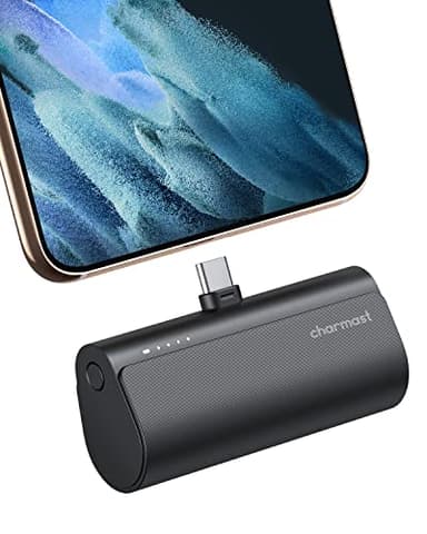 Charmast Mini Power Bank USB C 5000mAh,20W PD 18W QC USB C Battery Pack Quick Charge Portable Charger Compatible with USB C Phones Samsung Huawei,Pixel,LG,HTC,Moto,OnePlus,Xiaomi and More