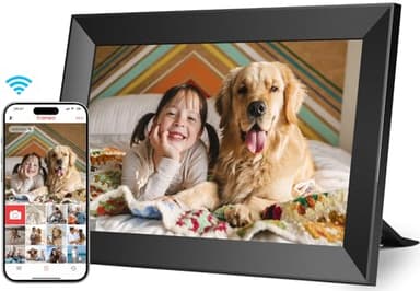 Frameo Digital Photo Frame WiFi 10.1 Inch-1280x800 HD IPS Touch Screen Picture Frame Electronic,Auto-Rotat Built in 32GB Storage Digital Picture Frame Share Photos Videos,the Best Choice for Gifting