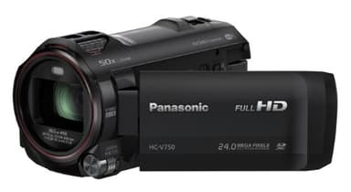 Panasonic HC-V750EB-K Full HD Camcorder - Black (24MP, 50x Intelligent Zoom, Wi-Fi, NFC) (New for 2014)