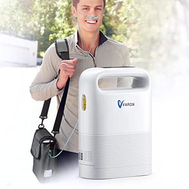 Portable Oxygen Machine 1-5L/min 93%±3% Wheelchair Portable Oxygen Device Machine for Car/Travel Use