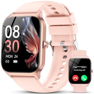 Smart Watch for Men Women Answer/Make Calls, 1.85" Touch Screen Smartwatch, Fitness Watch with Step Counter, 115+Sports Modes, Heart Rate Sleep Monitor, IP68 Waterproof Smart Watches for Android iOS
