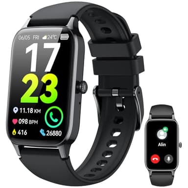 Smart Watch for Men Women Answer/Make Call, 1.57" HD Smartwatch Fitness Watch with Heart Rate/Sleep/SpO2 Monitor, 110+ Sports Modes Step Counter Watch, IP68 Waterproof Activity Tracker for Android iOS