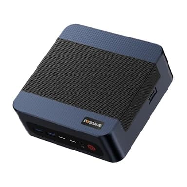 BOSGAME M4 Plus Gaming Mini PC Ryzen 9 7940HS (8C/16T,Max 5.2GHz), 32GB DDR5 1TB NVMe SSD Mini Desktop PC, Dual 2.5G LAN, Quad Display, OCulink, Wi-Fi 6E&BT5.2